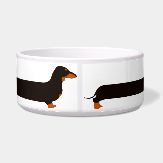 Wat zat Dachshund ook? Voerbakje (Achterkant)