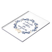 "Wat ze betrapt, ze verovert" Notitieboek (Linkerzijde)