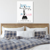 Wat ze ook doet, ze is een onschatbare politieke canvas afdruk (Insitu (Slaapkamer))