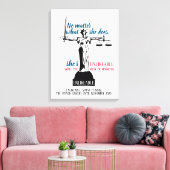 Wat ze ook doet, ze is een onschatbare politieke canvas afdruk (Insitu (Woonkamer))