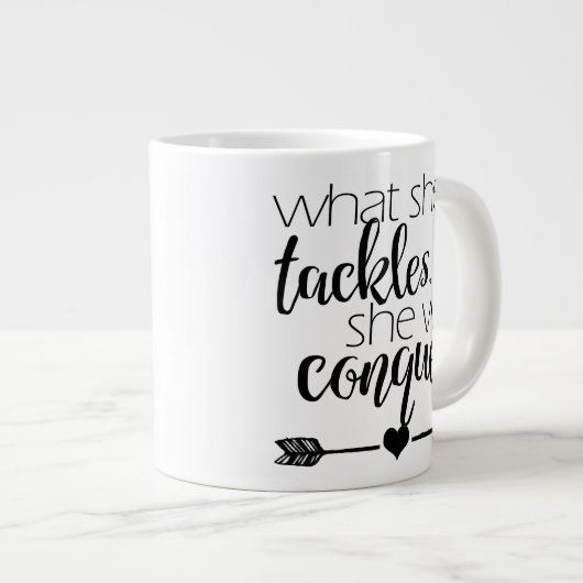 Wat ze pakt, zal ze veroveren - Mok (Voorkant rechts)