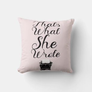 Wat ze schreef over Slogan Kussen