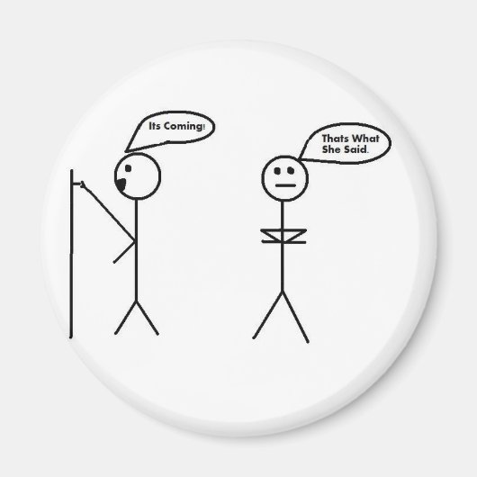 WAT ZE ZEI MAGNEET (Voorkant)