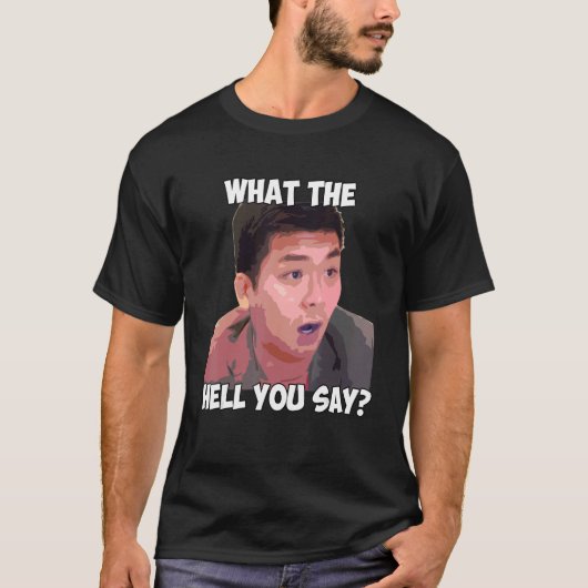 Wat zeg je nou, Meme Steven Hij citeert T-shirt (Voorkant)