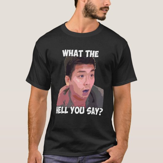 Wat zeg je nou, Meme Steven Hij citeert T-shirt (Voorkant)