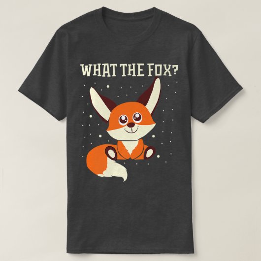 Wat zegt de Fo Funny Fennec Foes Animal Zookeeper? T-shirt (Design voorkant)
