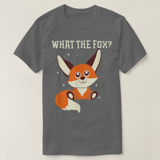 Wat zegt de Fo Funny Fennec Foes Animal Zookeeper? T-shirt (Design voorkant)