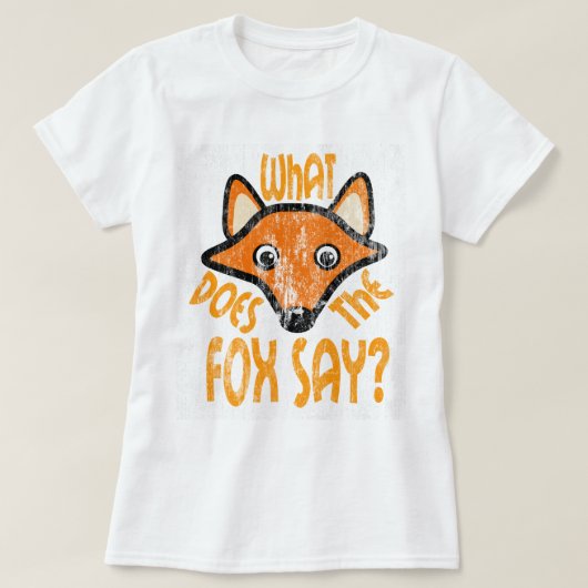 Wat zegt de Fox DS? T-shirt (Design voorkant)