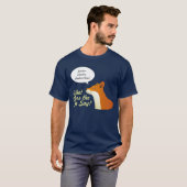 Wat zegt de Fox grappig t-shirt? T-shirt (Voorkant volledig)