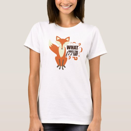 Wat zegt de Fox? T-shirt (Voorkant)