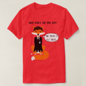 Wat zegt de Fox? T-shirt (Design voorkant)