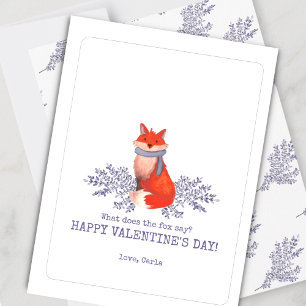 Wat zegt de Fox Valentijnsdag Holiday Kaart? Feestdagenkaart