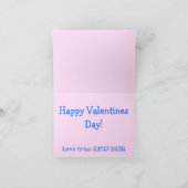 Wat zegt de Fox? Valentijnse visitekaartje Feestdagen Kaart (Binnen)