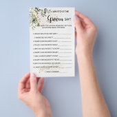 Wat zegt de Groom kruidenspel en groen-spel? Flyer (Hand)