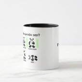 Wat zegt de panda? mok (Midden)