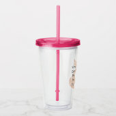 Wat zegt de vos? acryl drinkbeker (Rechts)
