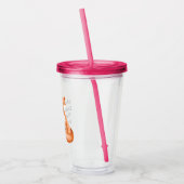 Wat zegt de vos? acryl drinkbeker (Links)