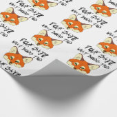 wat zegt de vos ? cadeaupapier (Hoek)