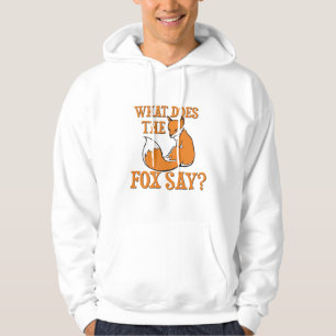 Wat zegt de vos? hoodie
