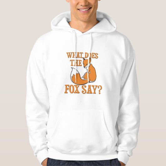Wat zegt de vos? hoodie (Voorkant)