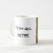 Wat zegt de vos mok? koffiemok (Voorkant links)