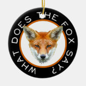 Wat zegt de vos? Ornament (Voorkant)