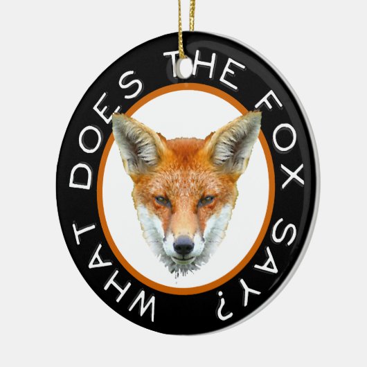 Wat zegt de vos? Ornament (Links)