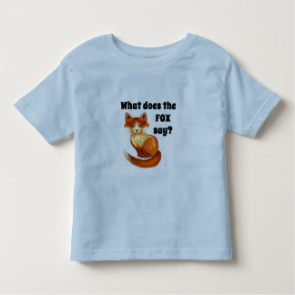 Wat zegt de vos over kleding en cadeaus? kinder shirts