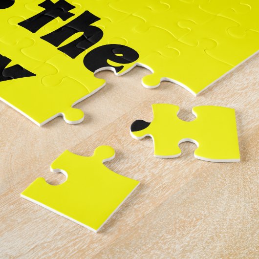 Wat zegt de vos over kleding en cadeaus? legpuzzel (Zijkant)