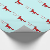 Wat zegt de vos over omslagpapier? cadeaupapier (Hoek)