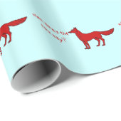 Wat zegt de vos over omslagpapier? cadeaupapier (Rol Hoek)