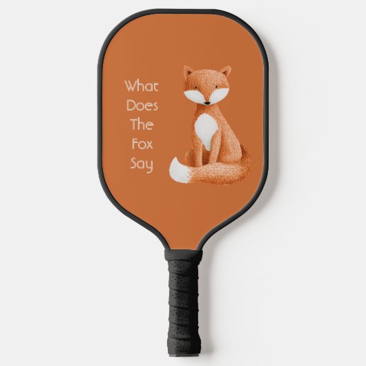 Wat zegt de vos? pickleball paddle (Voorkant)