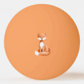 Wat zegt de vos? pingpongbal (Achterkant)