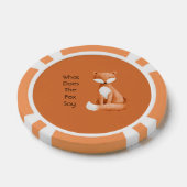 Wat zegt de vos? poker chips (Enkel)