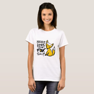 Wat zegt de vos? t-shirt