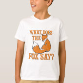 Wat zegt de vos? t-shirt (Voorkant)