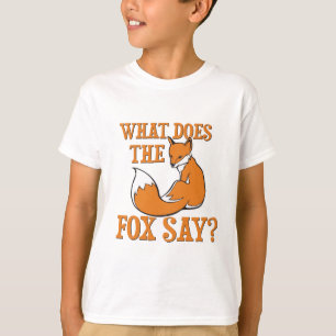 Wat zegt de vos? t-shirt