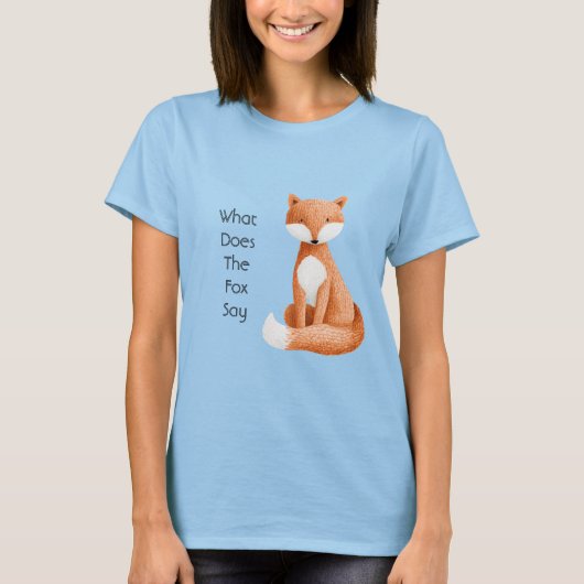 Wat zegt de vos? t-shirt (Voorkant)