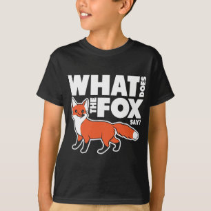 Wat zegt de vos? t-shirt