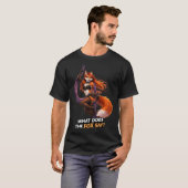 Wat zegt de vos? t-shirt (Voorkant volledig)