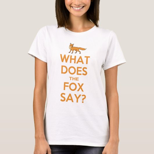 Wat zegt de vos? T-shirt (Voorkant)