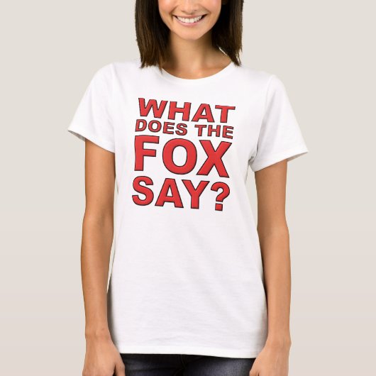 Wat Zegt De Vos T-Shirt (Voorkant)