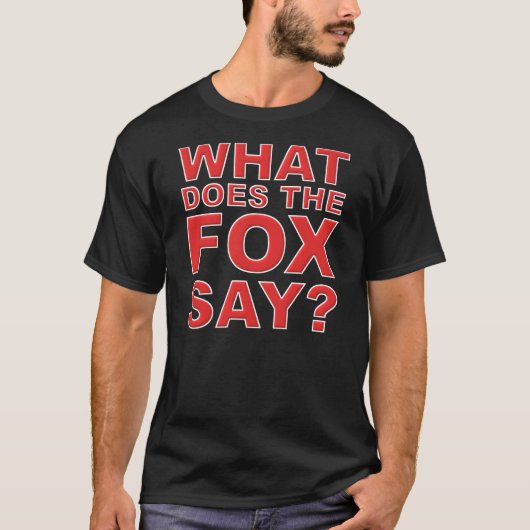 Wat zegt de vos T-shirt (Voorkant)