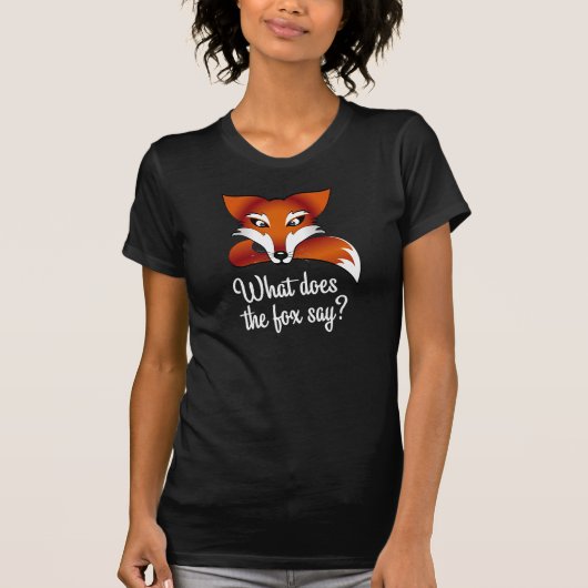 Wat zegt de vos? t-shirt (Voorkant)