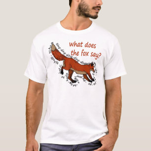 Wat zegt de vos? t-shirt