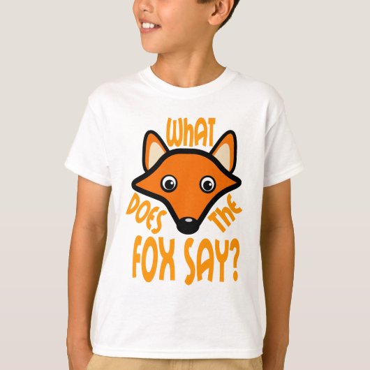 Wat zegt de vos? t-shirt (Voorkant)