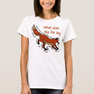 Wat zegt de vos? t-shirt