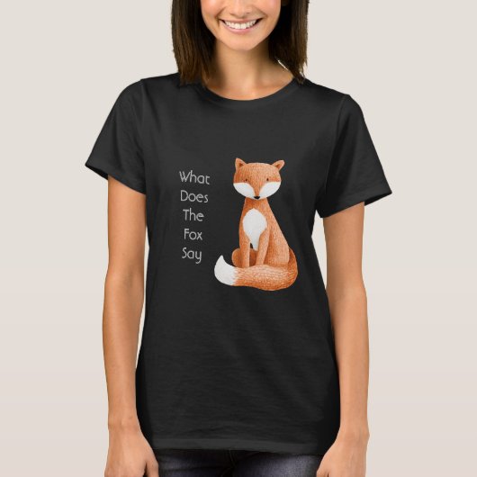 Wat zegt de vos? t-shirt (Voorkant)
