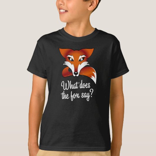 Wat zegt de vos? t-shirt (Voorkant)