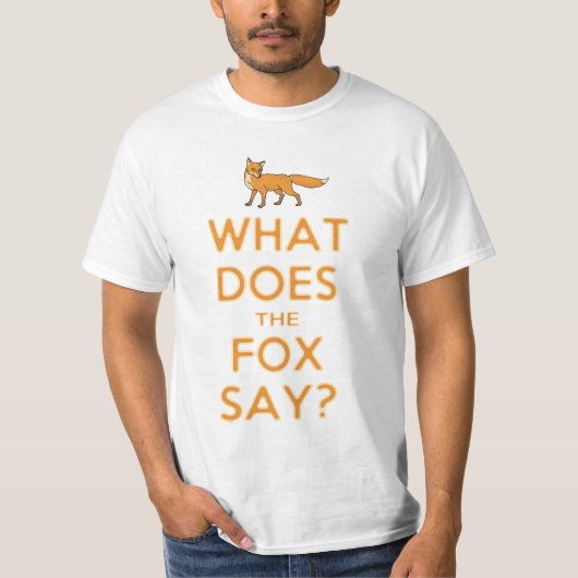 Wat zegt de vos? T-shirt (Voorkant)